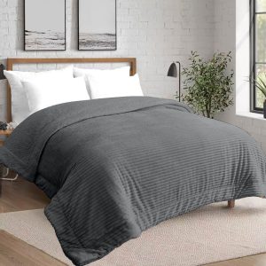 Acolchado Mollis Jackard C/Corderito Queen Size