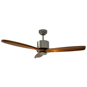 Ventilador de Techo Emi Platil con Palas de Madera Tono Algarrobo