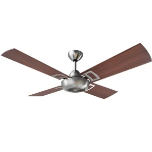 Ventilador de Techo Design Platil con Palas de Madera Reversibles tonos Cedro y Nogal