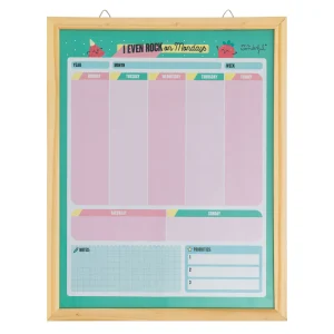 Planificador de pared magnético - I even rock on Mondays