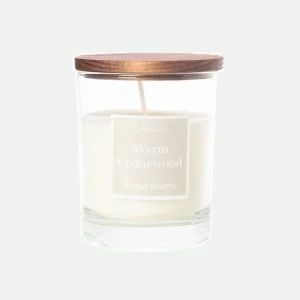 Vaso vela con tapa Warm Cedarwood
