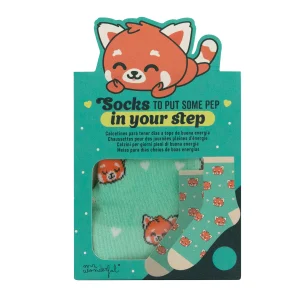 Socks size 39-41 - Red panda