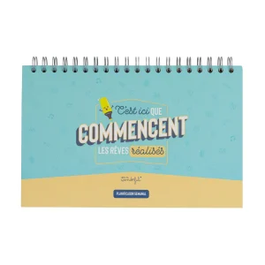 Planning semainier - C'est ici que commencent les rêves réalisés