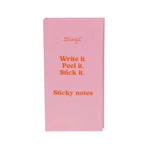 Set de notas adhesivas - Write it. Peel it. Stick it.
