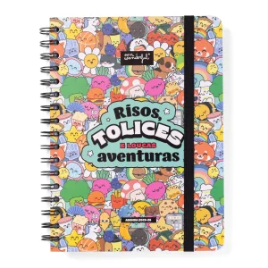 Agenda Escolar Bo-Bo 2025-26 Semanal - Risos, tolices e loucas aventuras