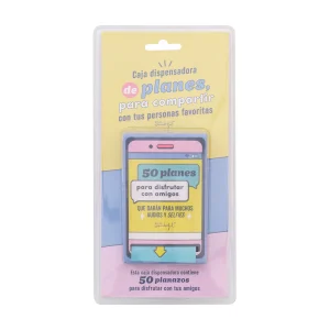 Caja dispensadora de planes para disfrutar con amigos