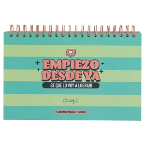 Planificador semanal y mensual - Empiezo desde ya. ¡Sé que lo voy a lograr!.