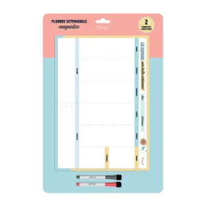Planner settimanale magnetico e cancellabile - Mi aspetta una bella settimana!