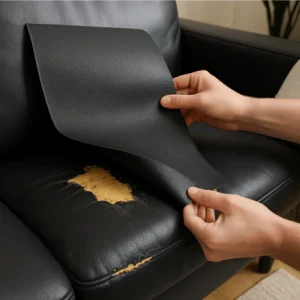 Parche de Reparación de Cuero Adherible (Rollo de 1.35m)