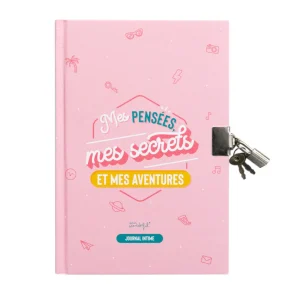Journal intime avec cadenas - Mes pensées, mes secrets et mes aventures