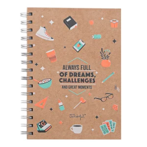 A5 notebook - Always full of dreams, challenges and great moments