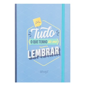 Caderno com notas autocolantes - Tudo o que tenho de me lembrar