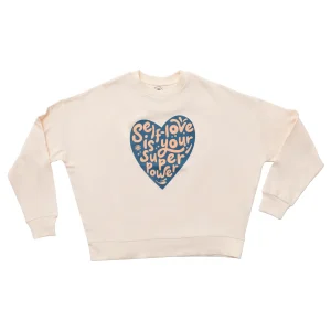 Long sleeves hoodie blue Size L-XL - Self-love is your superpower