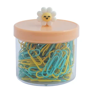 Caja de clips de papel - Margarita