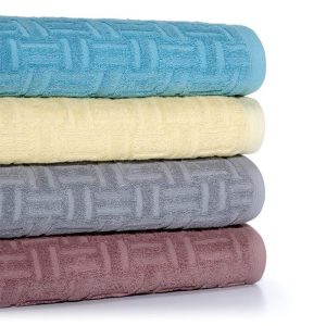 Juego de toalla y toallón Jackard Danubio 500g