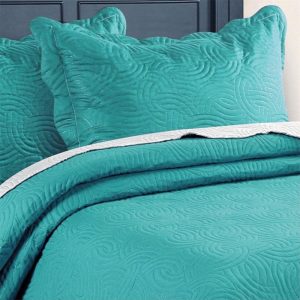 Cubrecama Quilt Fashion Evo Bicolor 1 1/2 plaza c/ funda