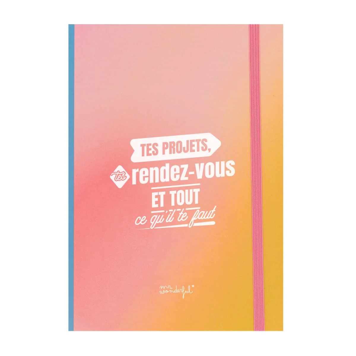 Carnet de notes adhésives rose - Tes projets, tes rendez-vous et tout ce qu'il te faut - Imagen 2