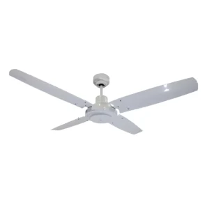 Ventilador de Techo Barcelona Blanco con Palas Metálicas Blancas