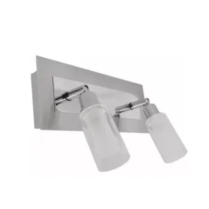 Aplique Rectangular Silo G9 Platil 2 luces