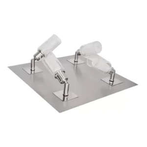 Aplique Cuadrado Silo G9 Platil 4 Luces