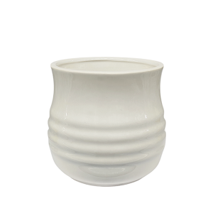 Maceta Cerámica Rayas 11cm x 10.5cm