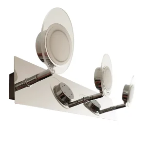 Aplique KDS Cromo x3 Luces Led