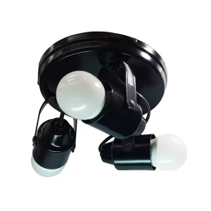 Aplique Ruka Lamp X3 Negro