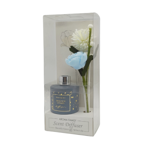 Aromatizador Florero Color con Rosa