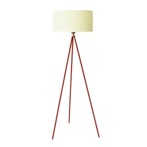 Lámpara de Pie Trípode Bordo con Pantalla