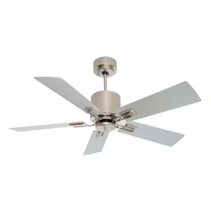 Ventilador de Techo Seventeen Platil con Palas de Madera Laqueadas Grises