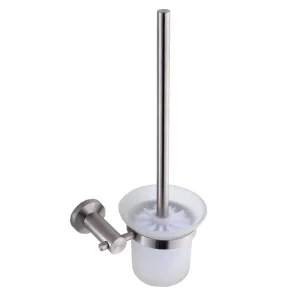 Cepillo Escobilla Round de Acero Inoxidable y Vidrio para Baño