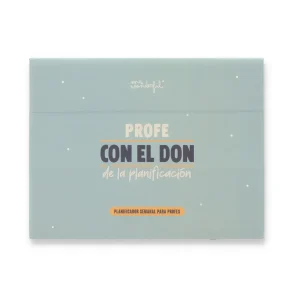 Planificador semanal de sobremesa con imanes para profe - Profe con el don de la planificación