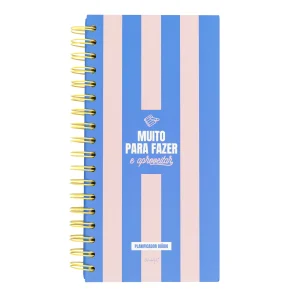 Planificador diário rosa - Muito para fazer e aproveitar