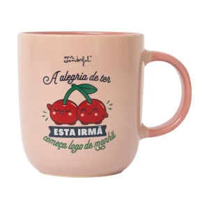 Caneca - A alegria de ter esta irmã começa logo de manhã