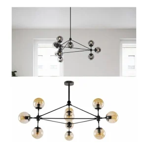 Lámpara De Techo Colgante Vintage Candelabro Modelo Industry