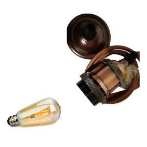 Lampara Extension Con Bombillo Vintage Incluido