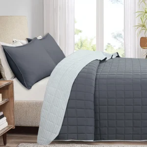 Cubrecama Quilt Leger C/Fundas Reversible King Size