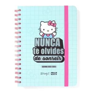 Agenda 2025-26 Hello Kitty x Mr. Wonderful - Nunca te olvides de sonreír