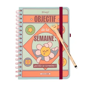 Agenda Wonder 2026 Semainier - Objectif de la semaine : qu’elle se termine !