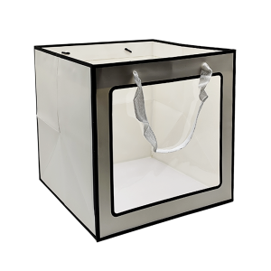 Bolsa con Ventana Cuadrada Med