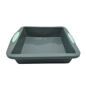 Asadera Cuadrada de Silicona Apto para Horno 22cm.