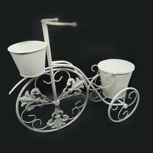 Bicicleta de Metal Beige Grande