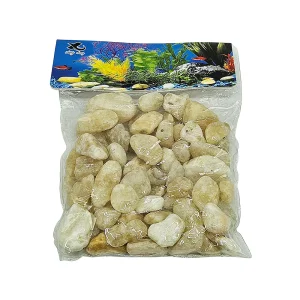 Bolsa de Piedras Rústicas Beige Claro