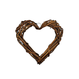 Corazón de Mimbre Hueco Mediano