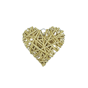 Corazón de Mimbre Chico Natural