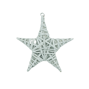 Estrella de Mimbre Mediano Natural