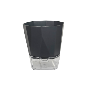 Maceta de Autorriego Negra 18cm Alto